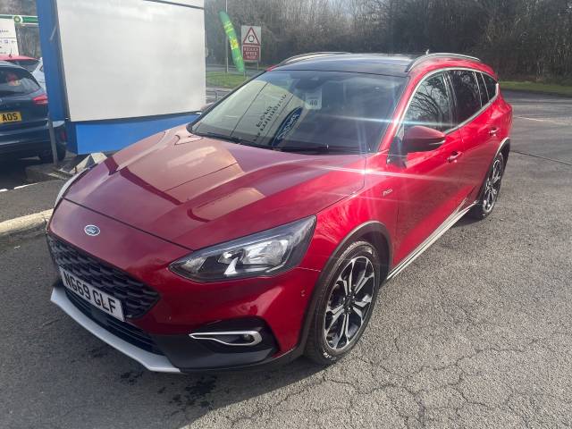 Ford Focus 1.0 EcoBoost 125 Active X 5dr Estate Petrol Ruby Red